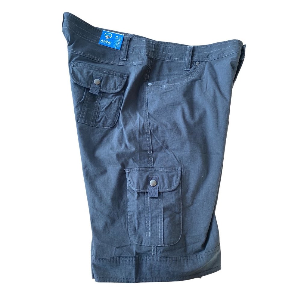 NWT Kuhl Splash 11” Inseam Cargo Shorts Carbon Gray Women’s 14 UPF 50 Hiking - Picture 6 of 12